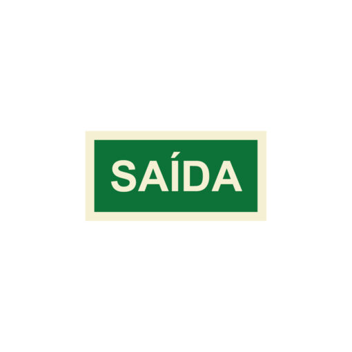 Sinalética / Pictograma SAÍDA - EM2024