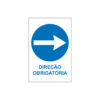 Sinalética / Pictograma INDICAÇÃO DIREÇÃO OBRIGATÓRIA SETA ESQUERDA - PQ7321 - Allsigns Sinalética / Pictograma INDICAÇÃO DIREÇÃO OBRIGATÓRIA SETA ESQUERDA - PQ7321
