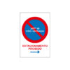 Sinalética / Pictograma ESTACIONAMENTO PROIBIDO DIREITA ART 50 CÓDIGO ESTRADA - PQ7329