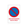 Sinalética / Pictograma ESTACIONAMENTO PROIBIDO NÃO ESTACIONAR NESTA ÁREA - PQ7334 - Allsigns Sinalética / Pictograma ESTACIONAMENTO PROIBIDO NÃO ESTACIONAR NESTA ÁREA - PQ7334