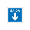 Sinalética / Pictograma SAÍDA EM FRENTE - PQ7407 - Allsigns Sinalética / Pictograma SAÍDA EM FRENTE - PQ7407