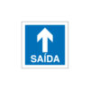 Sinalética / Pictograma SAÍDA EM FRENTE - PQ7408 - Allsigns Sinalética / Pictograma SAÍDA EM FRENTE - PQ7408