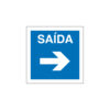Sinalética / Pictograma SAÍDA DIREITA - PQ7410 - Allsigns Sinalética / Pictograma SAÍDA DIREITA - PQ7410