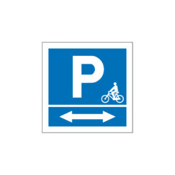 Sinalética / Pictograma Parque Velocípedes Seta Esquerda e Seta Direita - PQ7468C