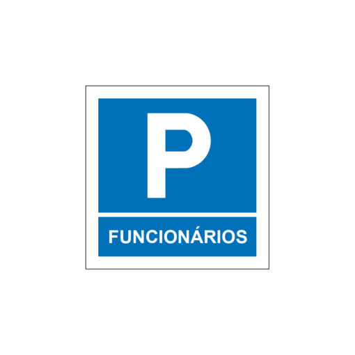 Sinalética / Pictograma PARQUE ESTACIONAMENTO FUNCIONÁRIOS - PQ7491