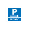 Sinalética / Pictograma PARQUE ESTACIONAMENTO PRIVADO DIREITA - PQ7514