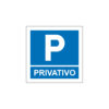Sinalética / Pictograma PARQUE ESTACIONAMENTO PRIVATIVO - PQ7516
