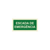 Sinalética / Pictograma ESCADA DE EMERGÊNCIA - EM2102 - Allsigns Sinalética / Pictograma ESCADA DE EMERGÊNCIA - EM2102