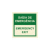 Sinalética / Pictograma SAÍDA EMERGÊNCIA EMERGENCY EXIT - EM2304 - Allsigns Sinalética / Pictograma SAÍDA EMERGÊNCIA EMERGENCY EXIT - EM2304