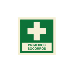 Sinalética / Pictograma PRIMEIROS SOCORROS AUXILÍOS - EM2319