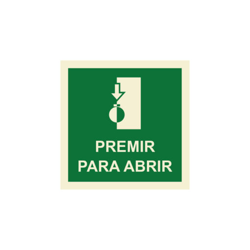 Sinalética / Pictograma PREMIR PARA ABRIR - EM2337