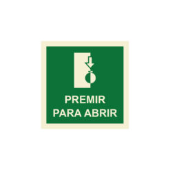 Sinalética / Pictograma PREMIR PARA ABRIR - EM2338