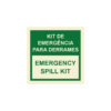 Sinalética / Pictograma KIT EMERGÊNCIA PARA DERRAMES EMERGENCY SPILL KIT- EM2343