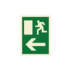 Sinalética / Pictograma SETA SAÍDA EMERGÊNCIA DIREITA ESQUERDA FRENTE CIMA BAIXO - EM2404