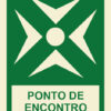 Sinalética / Pictograma ZONA CONCENTRAÇÃO PONTO ENCONTRO REUNIÃO - EM2414 - Allsigns Sinalética / Pictograma ZONA CONCENTRAÇÃO PONTO ENCONTRO REUNIÃO - EM2414