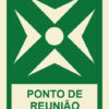 Sinalética / Pictograma ZONA CONCENTRAÇÃO PONTO DE ENCONTRO REUNIÃO - EM2415 - Allsigns Sinalética / Pictograma ZONA CONCENTRAÇÃO PONTO DE ENCONTRO REUNIÃO - EM2415