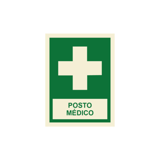 Sinalética / Pictograma POSTO MÉDICO - EM2417