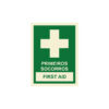 Sinalética / Pictograma PRIMEIROS SOCORROS FIRST AID - EM2419 - Allsigns Sinalética / Pictograma PRIMEIROS SOCORROS FIRST AID - EM2419