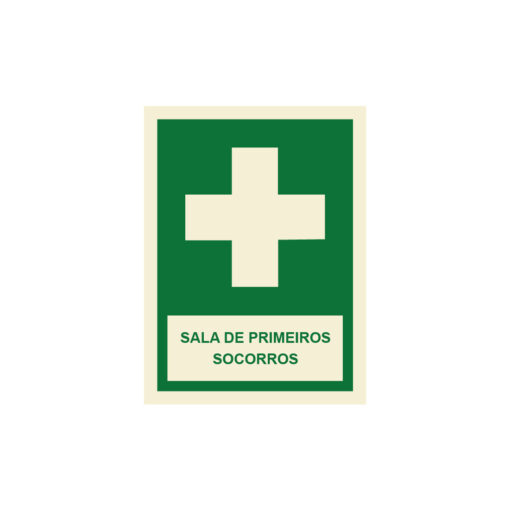 Sinalética / Pictograma SALA DE PRIMEIROS SOCORROS - EM2420