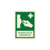 Sinalética / Pictograma INTERRUTOR EMERGÊNCIA - EM2448