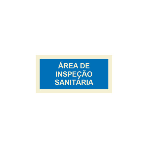 Sinalética / Pictograma ÁREA INSPEÇÃO SANITÁRIA- IF4782