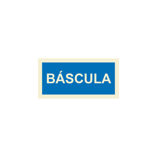 Sinalética / Pictograma BASCULA - IF4833