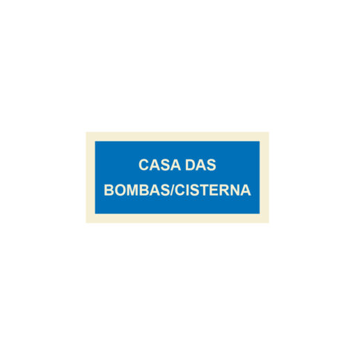 Sinalética / Pictograma CASA DAS BOMBAS/CISTERNA - IF4882