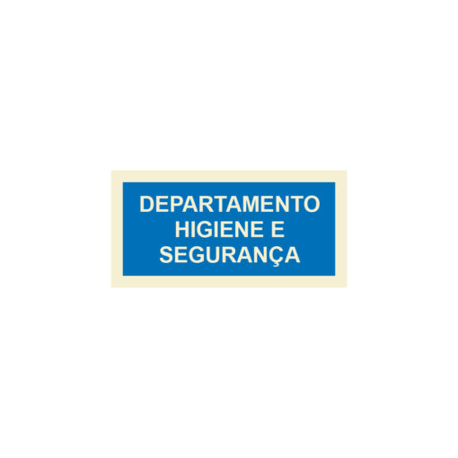 Sinalética / Pictograma DEPARTAMENTO HIGIENE SEGURANÇA - IF4920