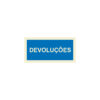 Sinalética / Pictograma DEVOLUÇÕES - IF4930