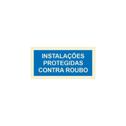Sinalética / Pictograma INSTALAÇÕES PROTEGIDAS CONTRA ROUBO - IF5041