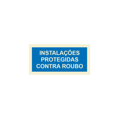 Sinalética / Pictograma INSTALAÇÕES PROTEGIDAS CONTRA ROUBO - IF5041