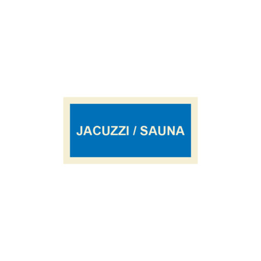 Sinalética / Pictograma JACUZZI/SAUNA - IF5045