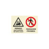 Sinalética / Pictograma PERIGO EMPILHADORES CIRCULAÇÃO PASSAGEM PROIBIDA - CO5712 - Allsigns Sinalética / Pictograma PERIGO EMPILHADORES CIRCULAÇÃO PASSAGEM PROIBIDA - CO5712