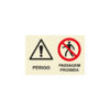 Sinalética / Pictograma PERIGO PASSAGEM PROIBIDA - CO5725 - Allsigns Sinalética / Pictograma PERIGO PASSAGEM PROIBIDA - CO5725