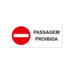 Sinalética / Pictograma ESTALEIROS PASSAGEM PROIBIDA - ES7040 - Allsigns Sinalética / Pictograma ESTALEIROS PASSAGEM PROIBIDA - ES7040