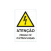 Sinalética / Pictograma ESTALEIROS ATENCAO PERIGO ELECTROCUSSAO - ES7056 - Allsigns Sinalética / Pictograma ESTALEIROS ATENCAO PERIGO ELECTROCUSSAO - ES7056