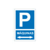 Sinalética / Pictograma ESTALEIROS PARQUE ESTACIONAMENTO MAQUINAS ESQUERDA DIREITA - ES7065
