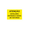 Sinalética / Pictograma ESTALEIROS ATENÇÃO ENTRADA SAÍDA DE VIATURAS - ES7076 - Allsigns Sinalética / Pictograma ESTALEIROS ATENÇÃO ENTRADA SAÍDA DE VIATURAS - ES7076
