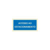 Sinalética / Pictograma ACESSO AO ESTACIONAMENTO - IF4757A