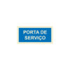 Sinalética / Pictograma PORTA DE SERVIÇO - IF5113 - Allsigns Sinalética / Pictograma PORTA DE SERVIÇO - IF5113