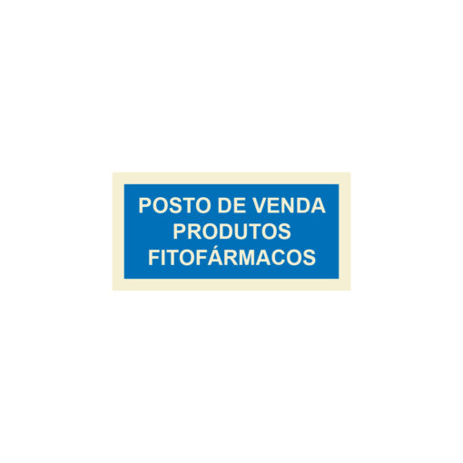 Sinalética / Pictograma POSTO DE VENDA PRODUTOS FITOFARMACOS - IF5115A