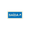 Sinalética / Pictograma SAIDA SETA ESQUERDA DIREITA FRENTE CIMA BAIXO - IF5167