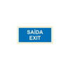 Sinalética / Pictograma SAIDA EXIT - IF5169 - Allsigns Sinalética / Pictograma SAIDA EXIT - IF5169