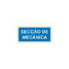 Sinalética / Pictograma SECCAO DE MECANICA - IF5244
