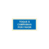 Sinalética / Pictograma TOQUE A CAMPAINHA POR FAVOR - IF5288