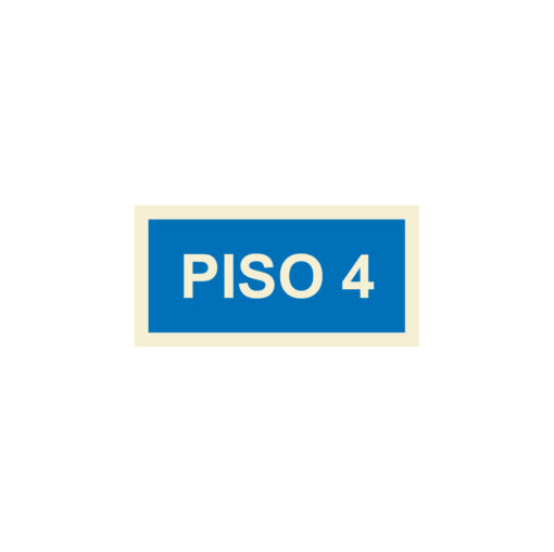Sinalética / Pictograma INFORMACAO PISOS PISO 4 - IP4715