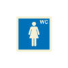 Sinalética / Pictograma WC FEMININO - IS4504
