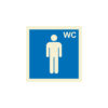 Sinalética / Pictograma WC MASCULINO - IS4505