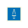 Sinalética / Pictograma WC FEMININO - IS4507