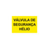 Sinalética / Pictograma VALVULA DE SEGURANCA HELIO - PD7184